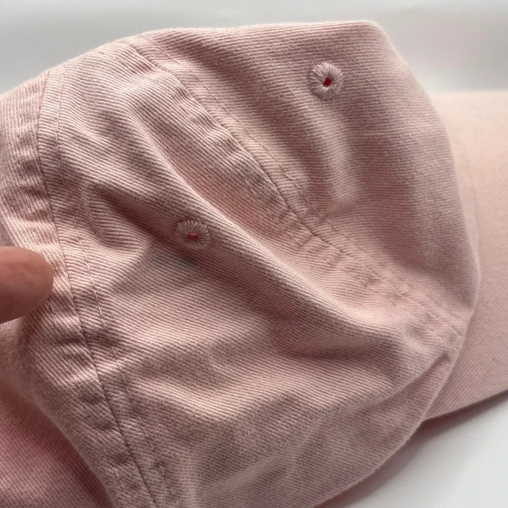 Baseball Cap Vineyard Vines Pink 100% Cotton Whale Logo Adjustable Hat Preppy